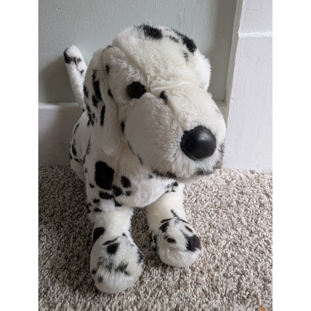 Douglas Winston Dalmatian Plush Stuffed Animal White Black Excellent Spotted Dog